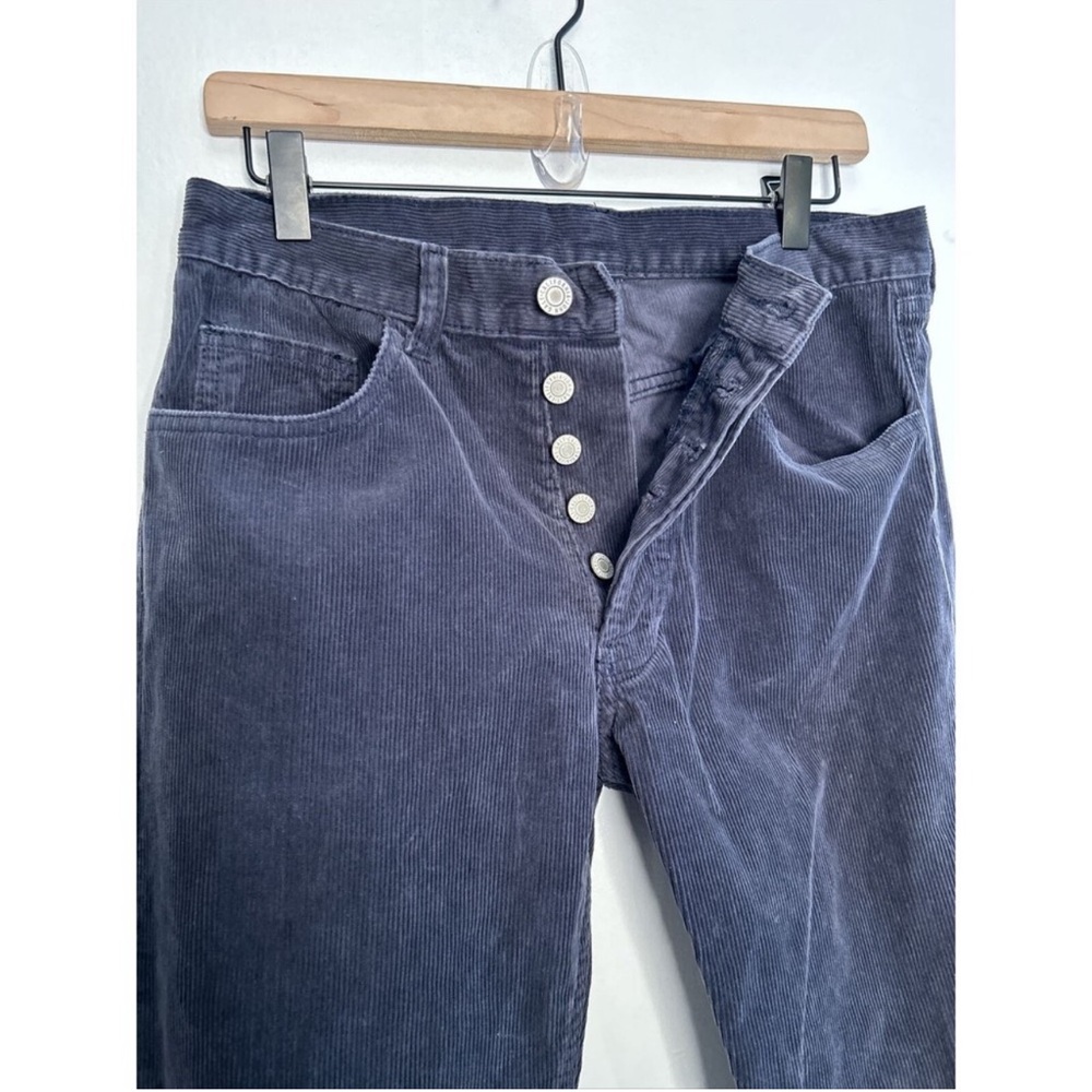 Brandy Melville John Galt Button Fly Dark Gray Corduroy Pants Small